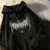 Punk Casual Gothic Skull Stylish Long Sleeve Hoodie