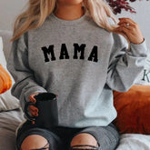 Mama Sweatshirt Mom Mother's Day Pregnancy Announcement Casual Tops Hoody