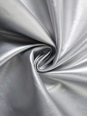 Metallic Silver Maxi Dress