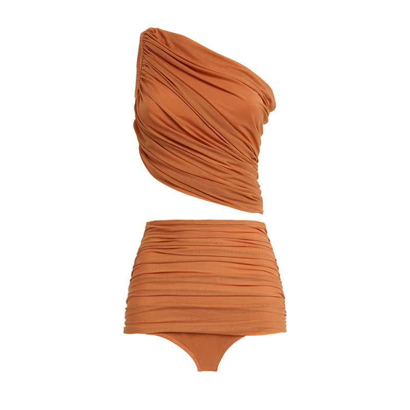 Dune Dance One - Shoulder Bikini - Orange