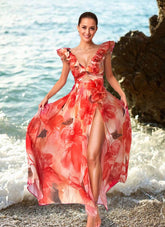 Citrine Swimsuit Set - Orange
