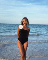 Pablo One Shoulder Swimsuit - Black