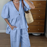 Marinda Co-ord Set - Blue