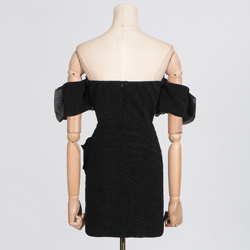 Socialite Stitching High Grade Floral Tube Dress