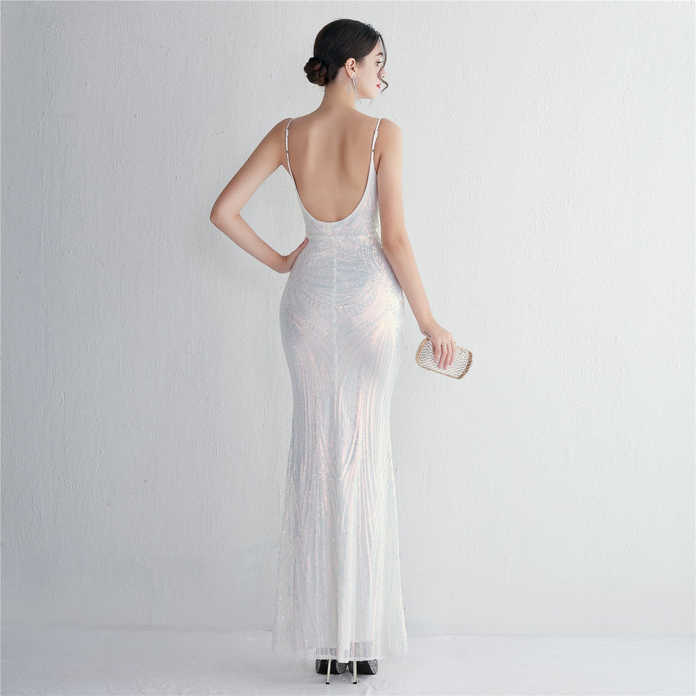 Liana Formal Sequin Charming Scroll Mermaid Dress S.o. Long Dresses