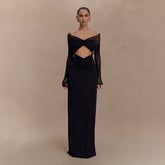 Siela Maxi Dress - Black