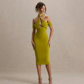 Mella Midi Dress - Green