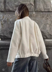 Celeste - TextuRed Fleece Snap-Button Jacket
