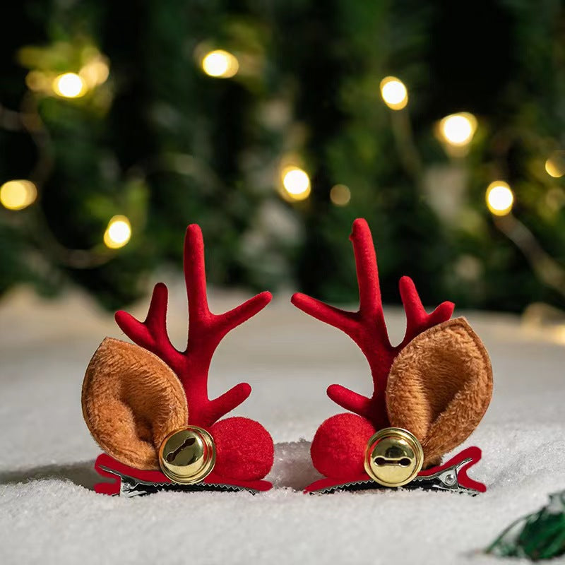 Cute Reindeer Christmas Dainty Hair Accessory