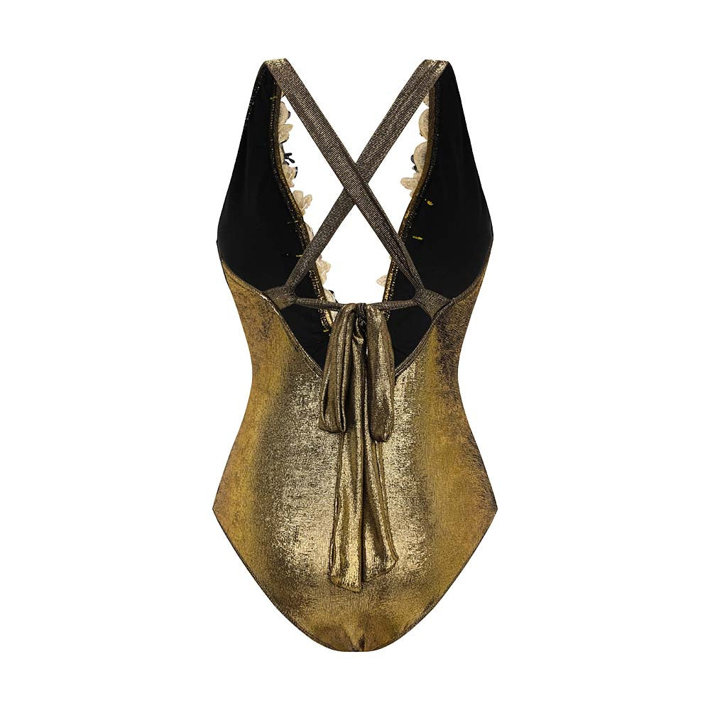 Coastal Chic Swimsuit - Gold