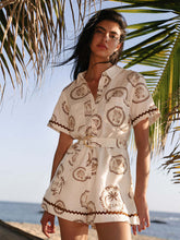 Reilly Romper - Apricot