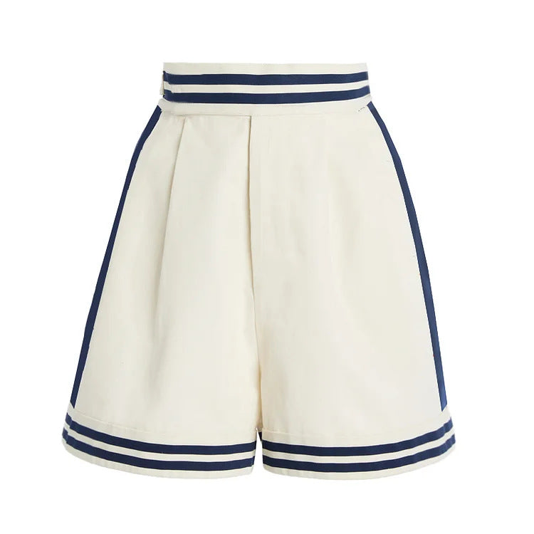 Ivory Tide Swimsuit Shorts Set - White
