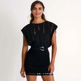 Black Pearl Swimsuit Set - Black