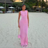 Wanderer Maxi Dress - Pink