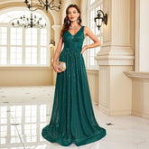 Backless Dress Maxi Dress Green Sequin Slim Fishtail Bridesmaid Cocktail Evening Dress