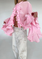 Rosalind Charm - Ruffled Statement Blouse