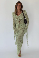 Cobra Blouse + Skirt Set