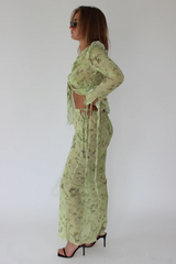 Cobra Blouse + Skirt Set