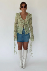 Cobra Blouse + Skirt Set