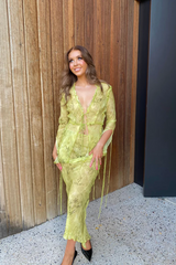 Cobra Blouse + Skirt Set