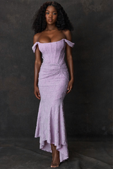 Cesca Retro Cream White Floral Maxi Dress