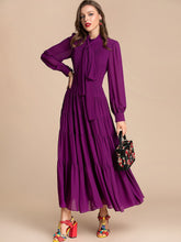 Novella Elegant Maxi Dress Purple / S
