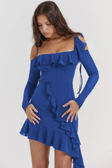 Eleanora Ruched Stylish Mini Dress
