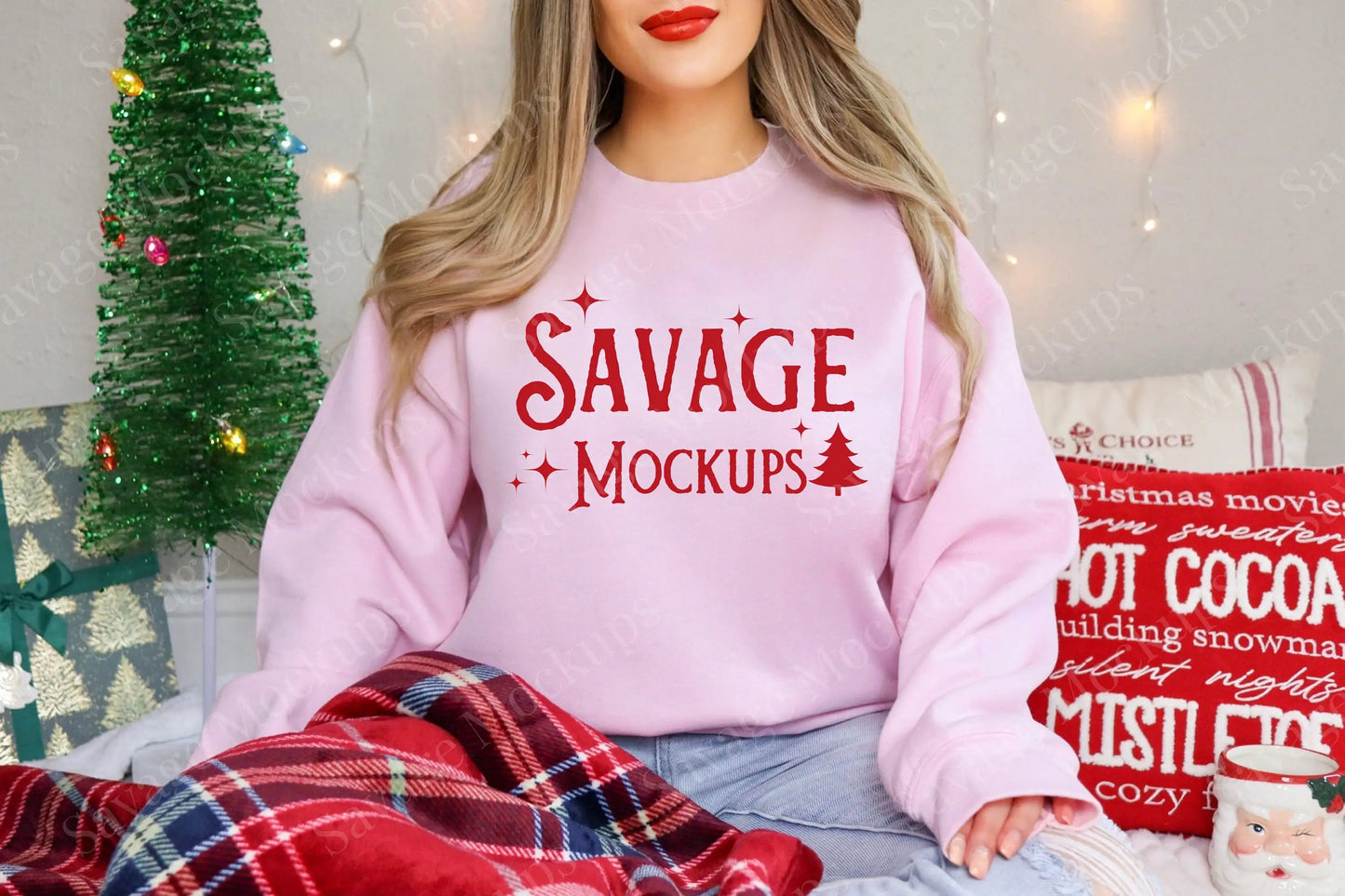 Individuality Savage Mockups Stylish Comfy Crew Neck Party Christmas Hoodie Hoodies-L