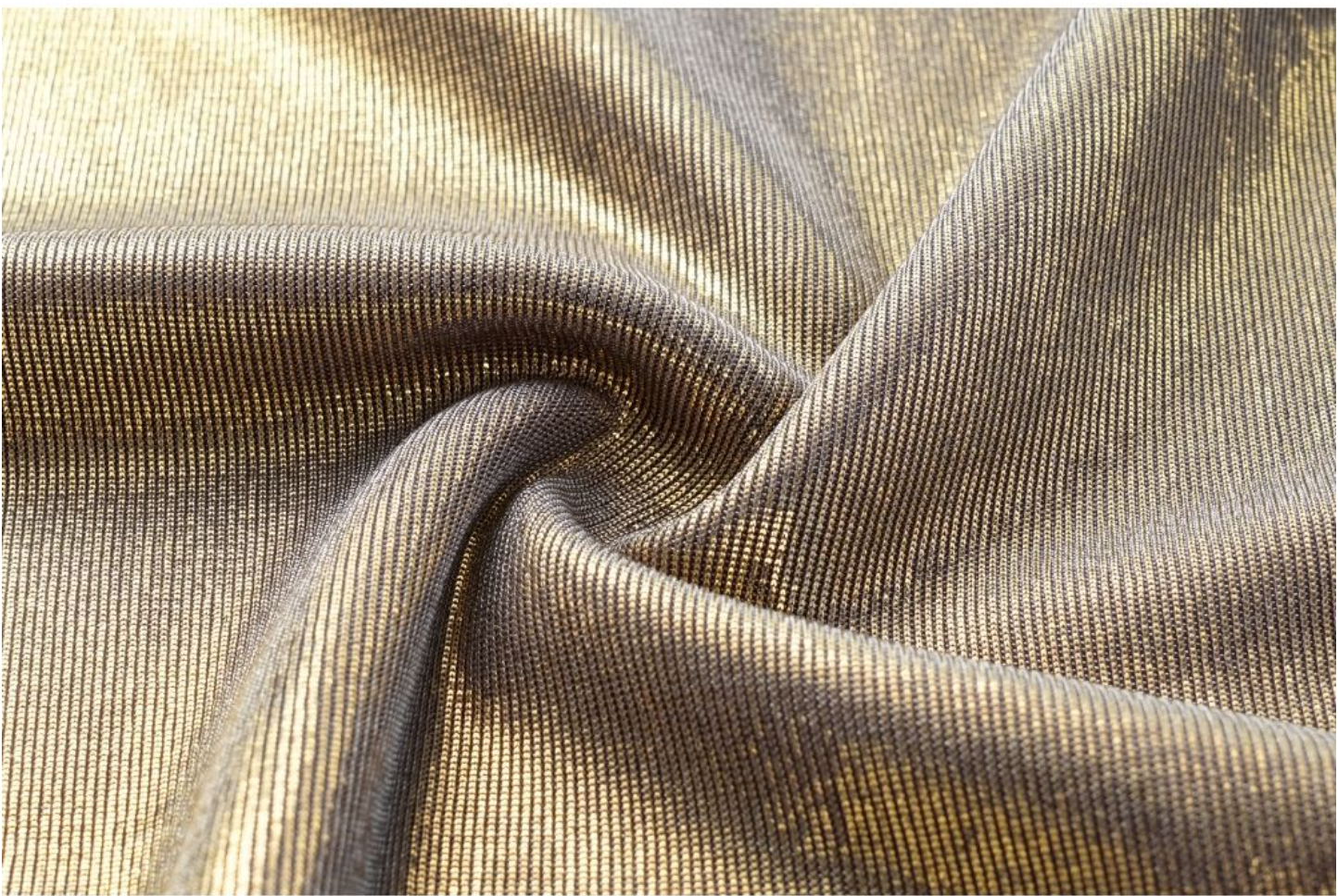 Golden Tide V-neck Swimsuit - Gold