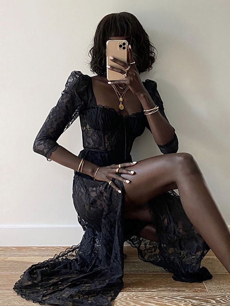 Julia Fashion - Sexy Lace Summer Women's Dress