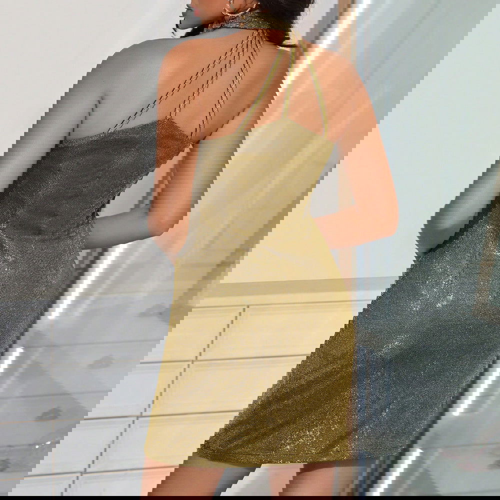 Best Sweet Spicy Dress Tube Top Sequ Slim Fit Slimming Party Evening Dress