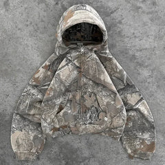 Oversized Camouflage Hoodie