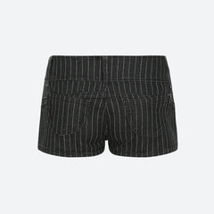 Striped Micro Shorts