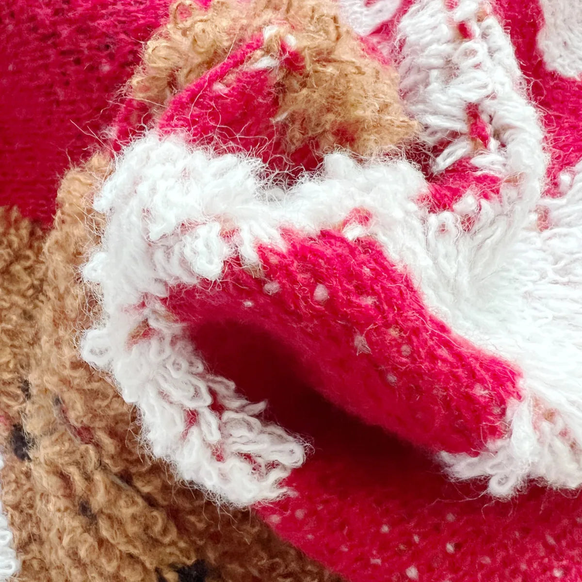 Fashion Casual Thickened Raglan Sleeve Elk Christmas Tree Sweater Sweaters-L