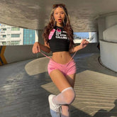 Tell Your Dad Crop Tee