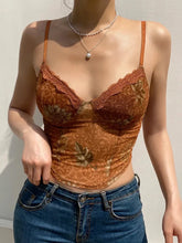 Vintage Floral Crop Top