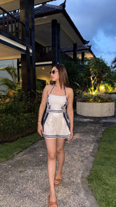 Ivory Tide Swimsuit Shorts Set - White