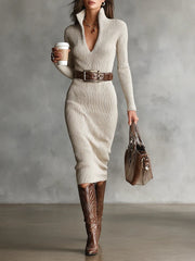 Clara | Elegant Knit Dress