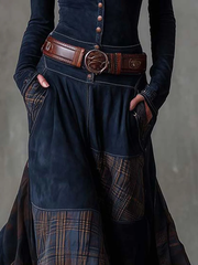 Michelle | Belted Suede Dress