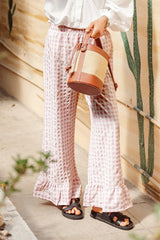 Y2K Plaid Print Wide Leg Pant