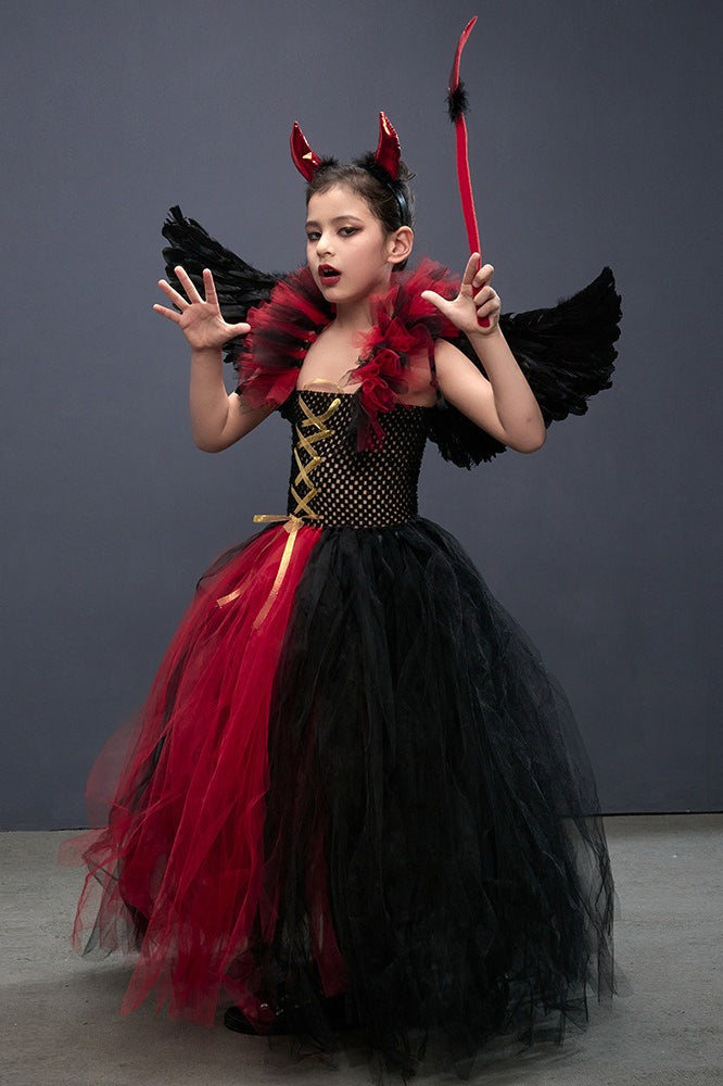 Vampire Devil Dress Kid Halloween Costume