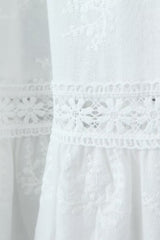 Two Piece Lace Tube Top Boho Skirt Set