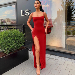 JuliaFashion - Sexy Sleeveless Camisole Clubwear Evening Party Dress