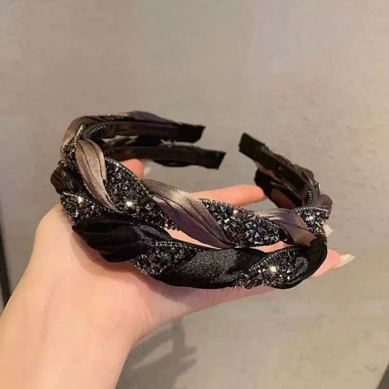 Braided Textured Anti Slip Toothed Elegant Hair Accessory