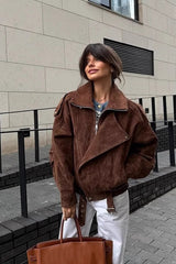 Chic Cropped Vintage Jacket