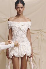 Flirty Off-Shoulder Party Dress
