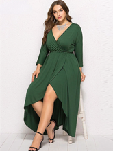 JuliaFashion - 2024 Solid Curve Pleated Waist Party Ruffled Dress