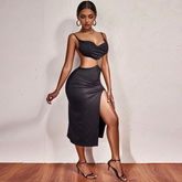 Julia Fashion - Summer Women Sexy Bodycon Midi Dress