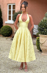 Iris | Elegant Midi Dress