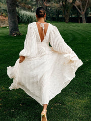 Allegory Elsa Cream Maxi Dress